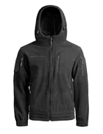Bluzy męskie - Mil-Tec Bluza Polarowa Fleece Gen. II Czarna - 3XL - miniaturka - grafika 1