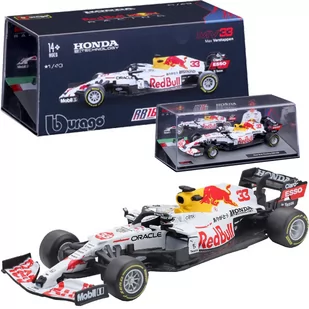 Samochód Bburago Red Bull Max RB16 Livery 1:43 - Samochody i pojazdy dla dzieci - miniaturka - grafika 1