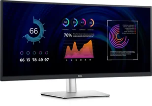 DELL P Series P3424WE monitor komputerowy 86,7 cm (34.1") 3440 x 1440 px 4K Ultra HD LCD Czarny - Monitory - miniaturka - grafika 1