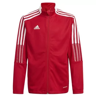 Adidas, Bluza, Tiro 21 Track Jacket Junior GM7312, czerwony, rozmiar 176 - Bluzy sportowe męskie - miniaturka - grafika 1