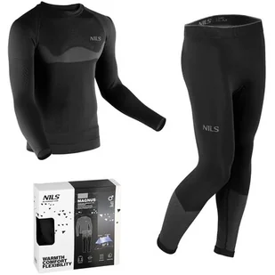 BIELIZNA TERMOAKTYWNA BTZ0464 CZARNA MĘSKA ZESTAW 2XL/3XL MAGNUS NILS - Pozostała odzież narciarska - miniaturka - grafika 1