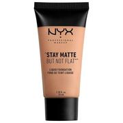 Pudry do twarzy - NYX Stay Matte but not ścienny Liquid Foundation Soft Sand NXSMF04.5 - miniaturka - grafika 1