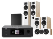 Kino domowe - NAD T758 V3i (czarny) + Diva 5 (dąb) +Diva 3 (dąb) + Diva 7 (dąb) + Basso 880 (czarny) - miniaturka - grafika 1