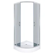 Kabiny prysznicowe - Kabina prysznicowa Kerra Intro półokrągła 90 cm - - miniaturka - grafika 1
