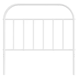 Metalowe wezgłowie, białe, 100 cm Lumarko! - Inne meble do sypialni - miniaturka - grafika 5