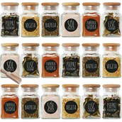 Etykiety do drukarek - 18szt słoiczek na przyprawy 150ml etykiety czerpak - miniaturka - grafika 1