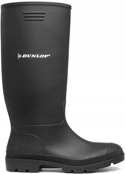 DUNLOP KALOSZE CZARNE WSUWANE GUMOWE Z LOGO 39 1Ż7R