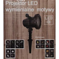 Oświetlenie świąteczne - Projektor LED 6 wymiennych wielokolorowych wzorów - miniaturka - grafika 1