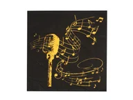 Dekoracje i nakrycia stołu na imprezę - Serwetki papierowe Pięciolinia - 25 cm - 20 szt. - miniaturka - grafika 1