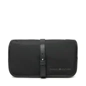 Kosmetyczki, organizery i kuferki - Kosmetyczka Tommy Hilfiger AM0AM13052 Czarny - miniaturka - grafika 1