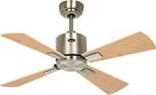 Wentylatory sufitowe - Energooszczędny wentylator sufitowy z pilotem Eco Neo III WiFi 92 cm mosiądz antyczny łopatki klon / buk - miniaturka - grafika 1