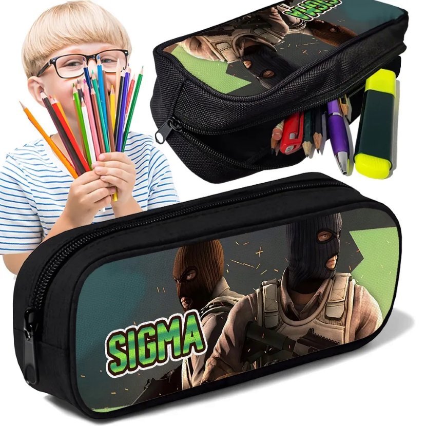 Piórnik personalizowany COUNTER STRIKE CS GO nadruk imienia ksywki - tuba