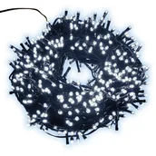 Oświetlenie świąteczne - Lampki Choinkowe Świąteczne Zewnętrzne 500 Led Białe Zimne Ip44 - miniaturka - grafika 1