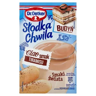 Dr. Oetker Słodka Chwila Budyń smak tiramisu 44 g - Budyń - miniaturka - grafika 1
