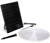Lampy ogrodowe - Aigostar - LED RGB Taśma solarna ściemnialna LED/20W/3,2V 20 m 2700K IP65 + pilot - miniaturka - grafika 1