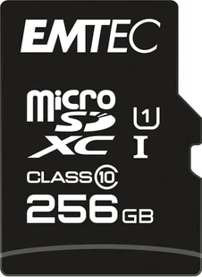 Emtec EliteGold 256 GB MicroSDXC UHS-I Klasa 10 - Karty pamięci - miniaturka - grafika 1
