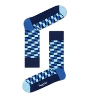 Skarpetki męskie - Happy Socks kolorowe i zabawne skarpetki Filled Optic Sock Rozmiar 36-40 - miniaturka - grafika 1