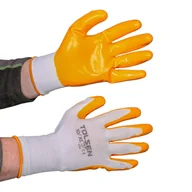 Rękawice robocze - Rękawice robocze nitrylowe, rozmiar 10, opakowanie 24 pary - miniaturka - grafika 1
