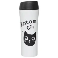 Kubki termiczne - EMPIK GIFTS KUBEK TERMICZNY KOTAM CIĘ 450 ML - miniaturka - grafika 1