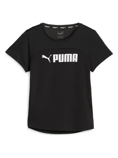 Puma Koszulka sportowa "Ultrabreathe" w kolorze czarnym - Koszulki sportowe damskie - miniaturka - grafika 1