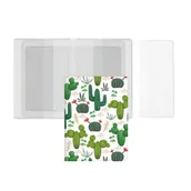 Etui na dokumenty i karty - Biurfol Okładka na dokumenty z dowodem rejestracyjnym Kaktus  OD-24-12 - miniaturka - grafika 1