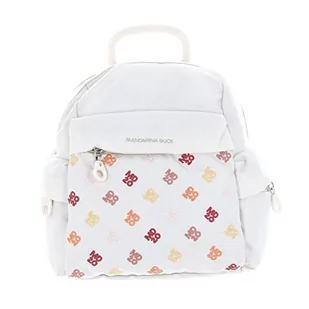 Mandarina Duck Damski plecak Md20 Blossom, biały Optical White, rozmiar uniwersalny, optical white, jeden rozmiar - Torebki damskie - miniaturka - grafika 1