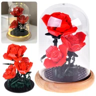 Klocki - Kwiatowa Konstrukcja Róża Zestaw - miniaturka - grafika 1