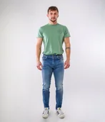 Spodnie męskie - Jeansy męskie slim HUNTER 2612 BRUSHED USED-32\32 - miniaturka - grafika 1