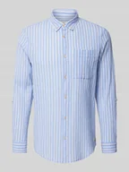 Koszule męskie - Koszula casualowa o kroju regular fit z kołnierzykiem typu button down - miniaturka - grafika 1