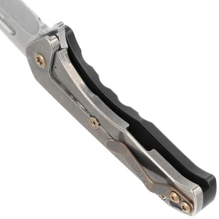 Nóż składany Medford Praetorian Swift FL Flipper Tumbled Tanto, Black Handle, Bronze HW/Clip, S45VN (MKFF2064TT-42TM-T1C1-Q4) - Noże - miniaturka - grafika 5