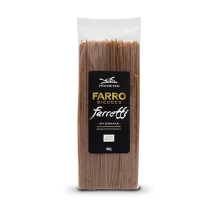 Prometeo makaron pełnoziarnisty z pszenicy płaskurki (emmer) "spagetti" 500g BIO - Makaron - miniaturka - grafika 1