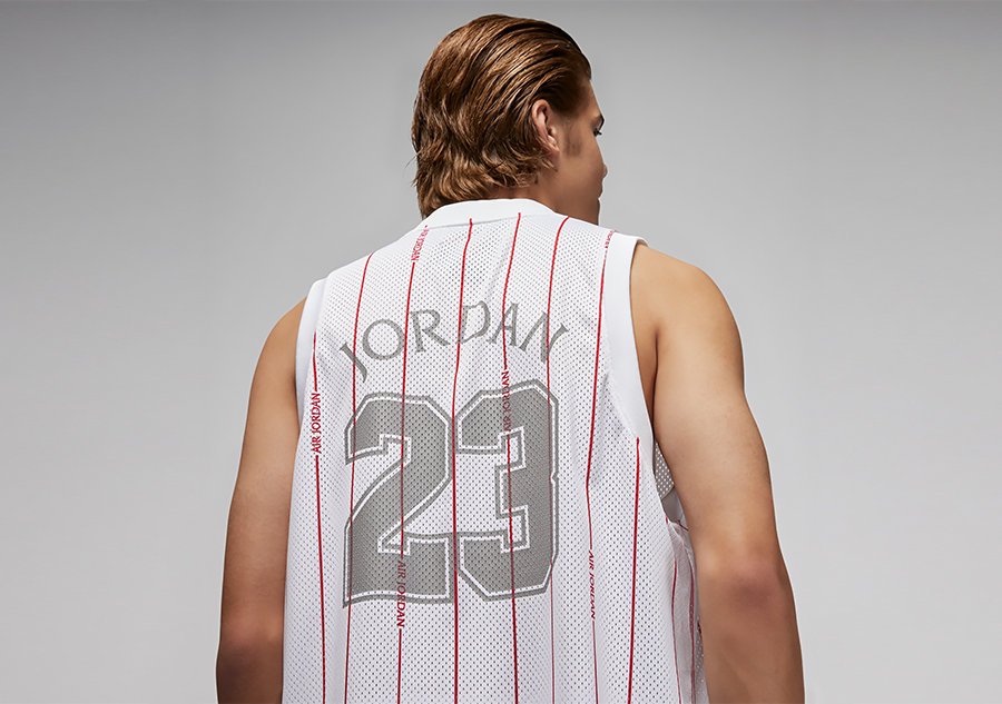 Nike Air Jordan Essentials All Over Printed Jersey White