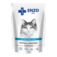 Mokra karma dla kotów - ENZO VET Hypoallergenic dla kotów z jagnięciną w galaretce 100g - miniaturka - grafika 1