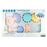 Gryzaki dla dzieci - Canpol Zestaw grzechotek Pastel 6O39DP 6O39DP SAM  One size - miniaturka - grafika 1