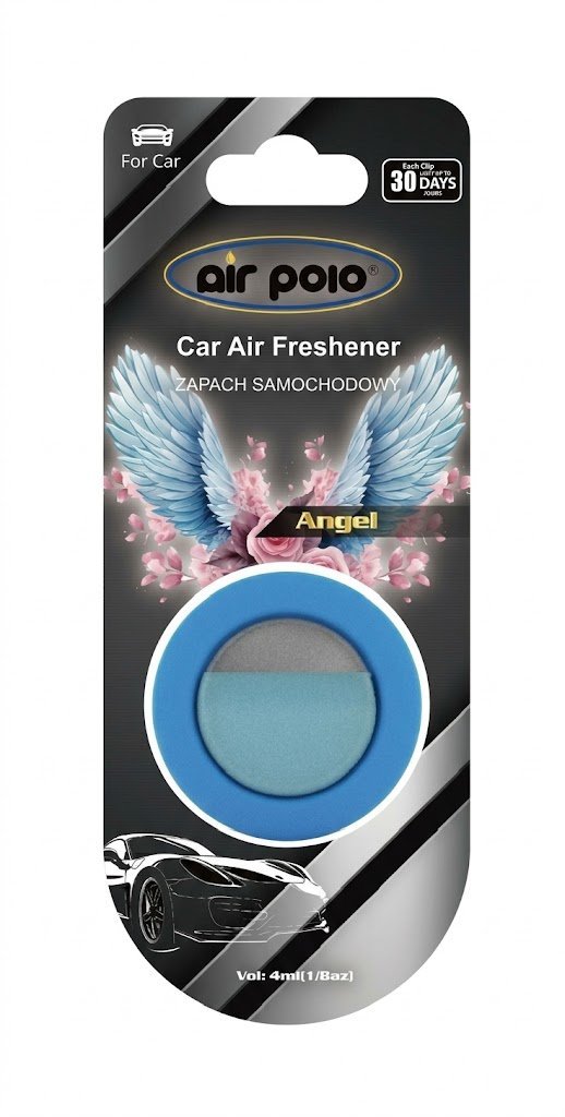 Odświeżacz samochodowy air polo Angel zapach klips 30dni 4ml