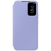 Portfele - Samsung Smart View Wallet Case etui Samsung Galaxy A34 5G pokrowiec z inteligentną klapką okienkiem portfel na kartę jagodowy (EF-ZA346CVEGWW) - miniaturka - grafika 1