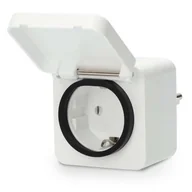 Systemy inteligentnych domów - Inteligentne gniazdko NEDIS SmartLife ZBPO130FWT ZigBee - miniaturka - grafika 1