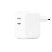 Ładowarki do telefonów - Apple 35W 2xUSB-C Biała - miniaturka - grafika 1