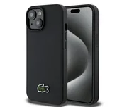 Etui i futerały do telefonów - Lacoste LCHMP15SPVCK Hardcase Iconic Petit Pique MagSafe do iPhone 15 Czarny - miniaturka - grafika 1