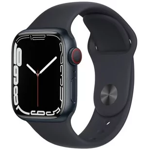 Apple Watch Series 7 LTE 45mm Midnight Aluminum/Midnight Sport - Smartwatch - miniaturka - grafika 1