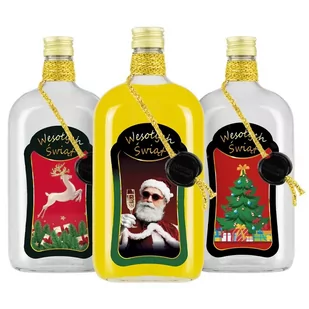 Zdobiona, Świąteczna Butelka Klasyk 500Ml/ 0,5L Premium - Domowy wyrób alkoholu Zdobiona, Świąteczna Butelka Klasyk 500Ml/ 0,5L Premium - Domowy wyrób alkoholu - miniaturka - grafika 1