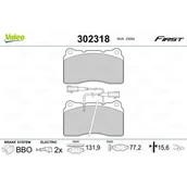 Klocki hamulcowe - Klocki hamulcowe - komplet VALEO 302318 - miniaturka - grafika 1