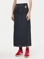 Spódnice - adidas Spódnica maxi Allover Print JJ3142 Szary Regular Fit - miniaturka - grafika 1