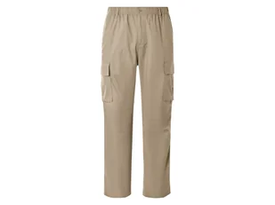 LIVERGY® Spodnie cargo męskie z bawełną (Beżowy, M (48/50)) - Spodnie męskie LIVERGY® Spodnie cargo męskie z bawełną (Beżowy, M (48/50)) - Spodnie męskie - miniaturka - grafika 1