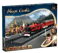 Klocki - Klocki Konstrukcyjne HARRY POTTER Express Pociąg Hogwart Stacja Hogsmeade 1074 Elementów Prezent - miniaturka - grafika 1