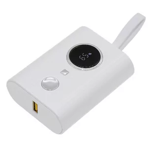 Portable Charger Power Bank  10000mAh 50.00Wh 5.0V USB-C PD QC 3.0 bia³y (Cameron Sino) - Ładowarki i akumulatory - miniaturka - grafika 1