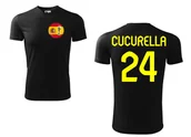 Koszulki sportowe męskie - Treningowa Koszulka HISZPANIA MARC CUCURELLA 24 - miniaturka - grafika 1
