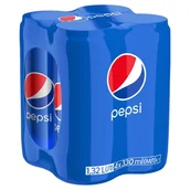Napoje gazowane - Pepsi Napój gazowany o smaku cola 1,32 l (4 x 330 ml) - miniaturka - grafika 1