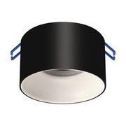 Lampy sufitowe - Metalowa lampa podtynkowa Panama do salonu czarna biała - miniaturka - grafika 1