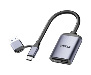 Unitek USB-A/C - SD Micro SD 15cm - Złącza, przejściówki, adaptery - miniaturka - grafika 1